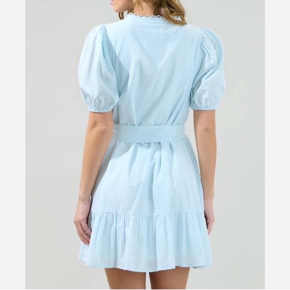 Sugarlips Light Blue Mini Dress NWT size Small - Picture 3 of 8